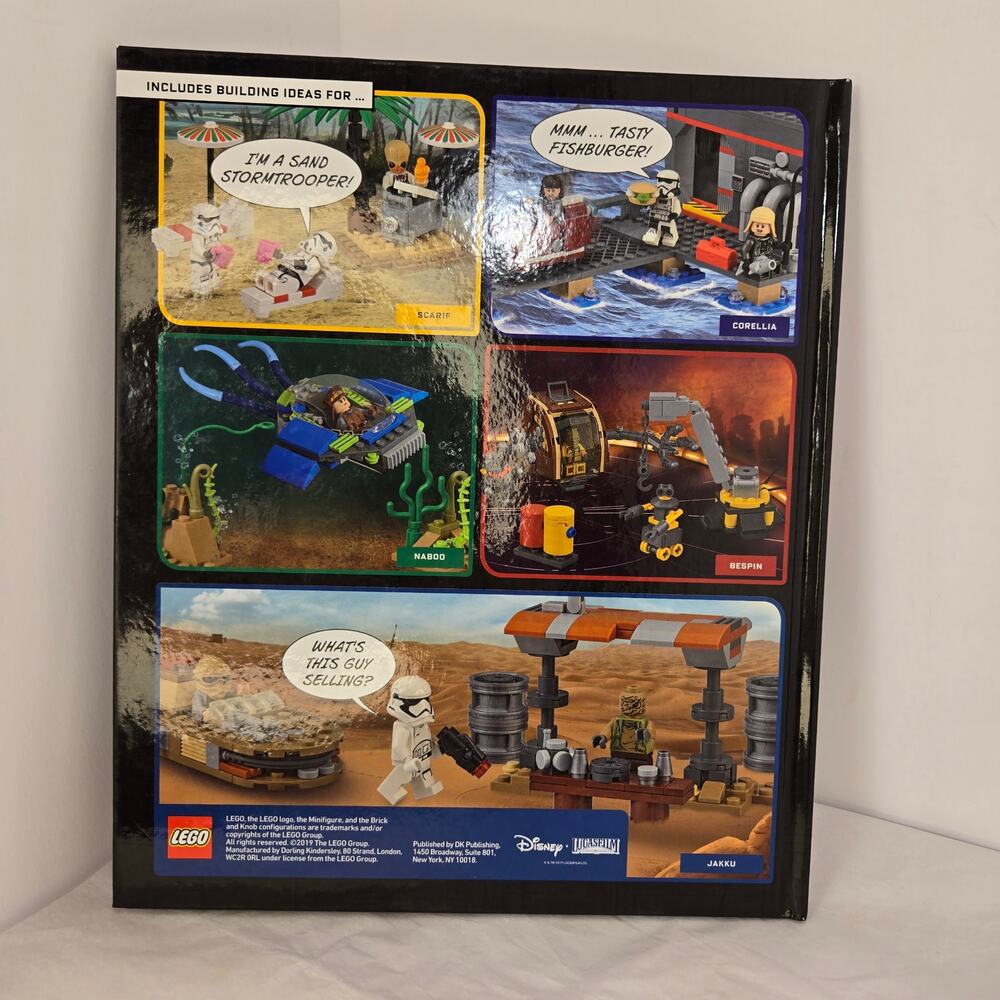 LEGO Star Wars Build Your Own Adventure Galactic Missions hardcover book 2019 - Picture 3 of 3